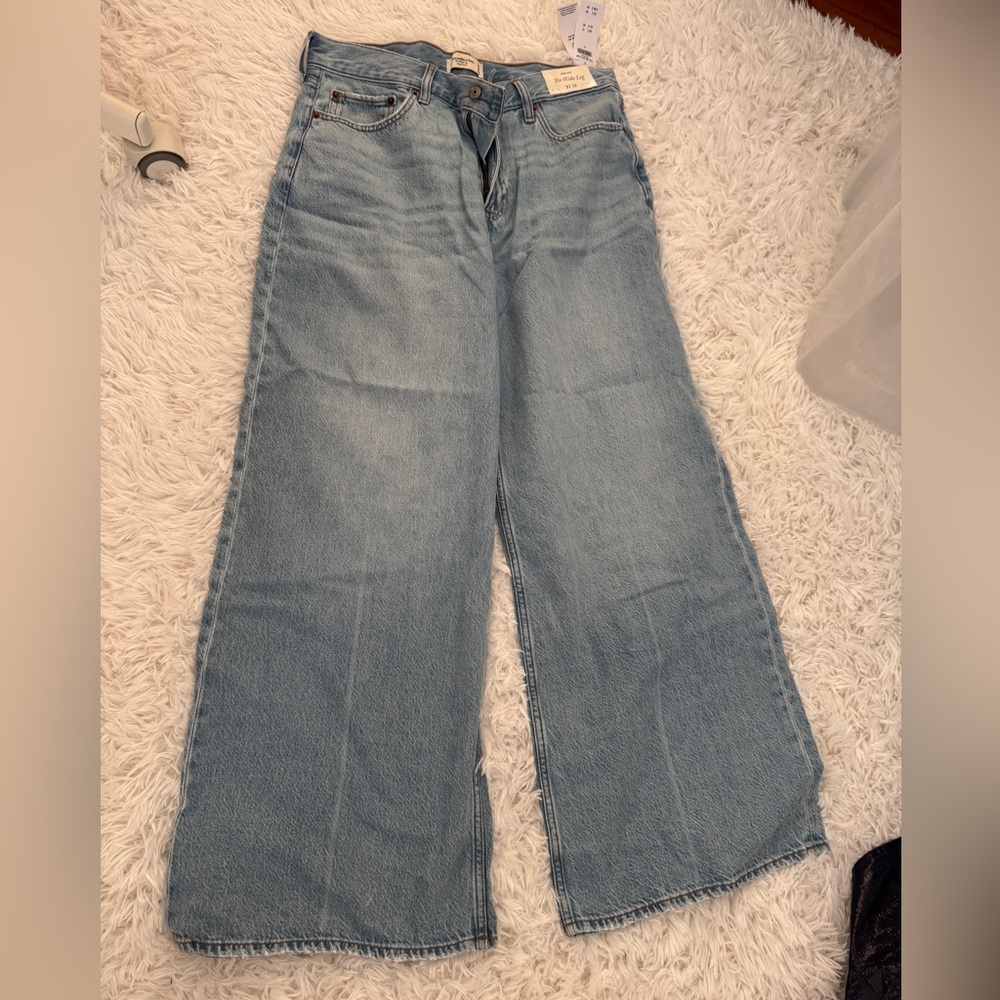 Abercrombie & Fitch Light Blue Flare Jeans